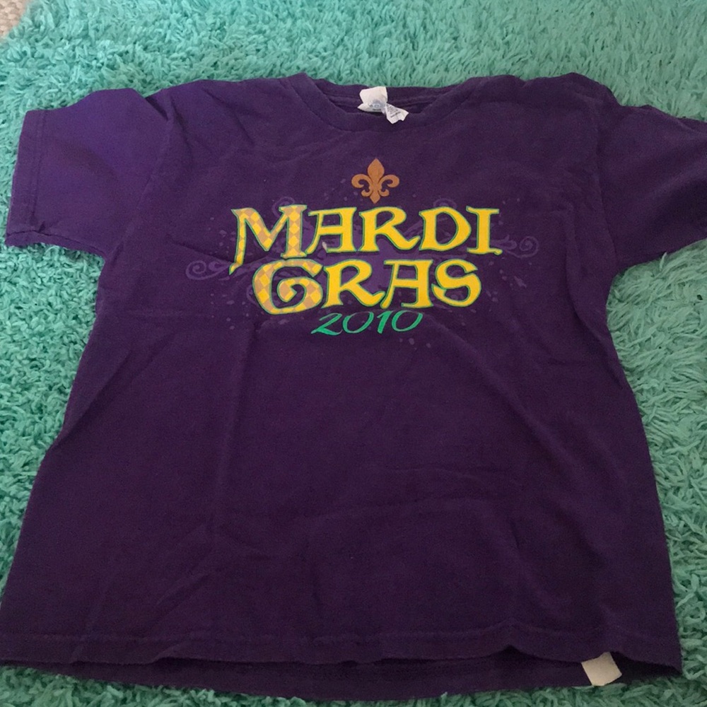 mardi gras tee